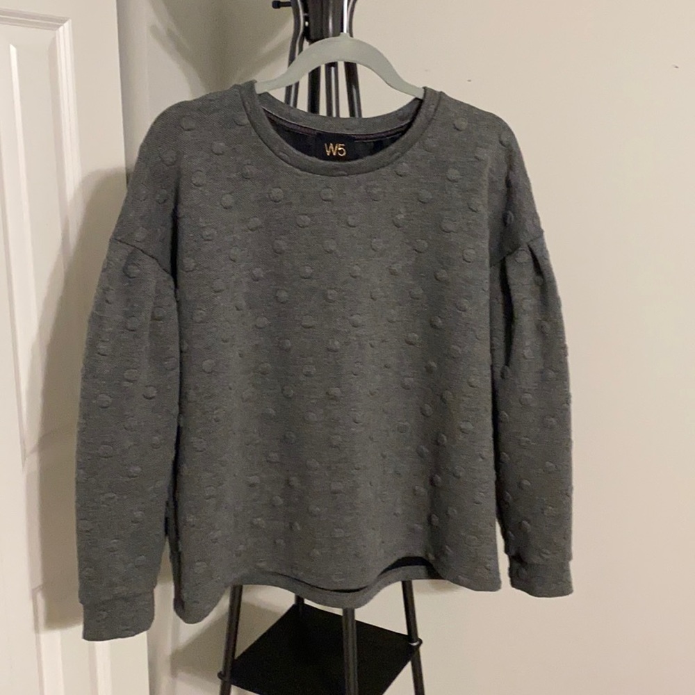 Polka dot sweatshirt